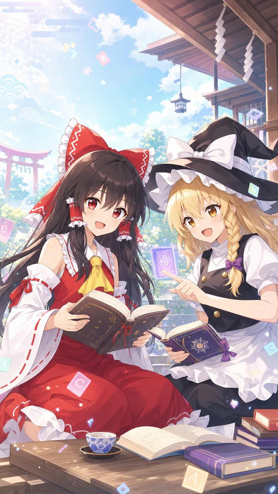 東方幻想英語学習の英単語練習イメージ